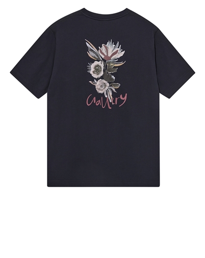 Mos Mosh Gallery - MMGMotion Flower T-shirt - Salute Navy